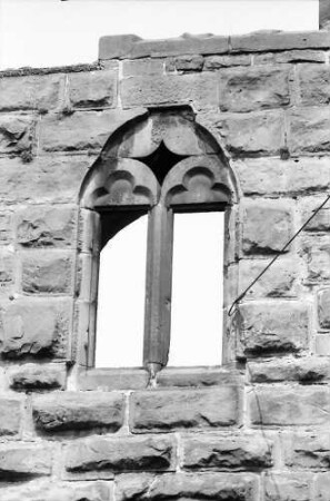 Lahr: Gotisches Fenster am Storchenturm, Ausschnitt