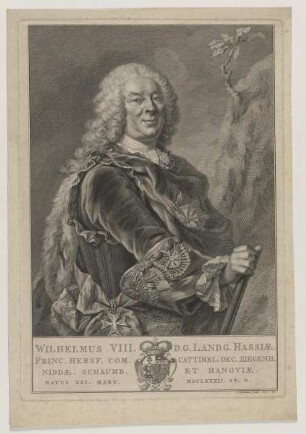 Bildnis des Wilhelmus VIII., Landg. Hassia