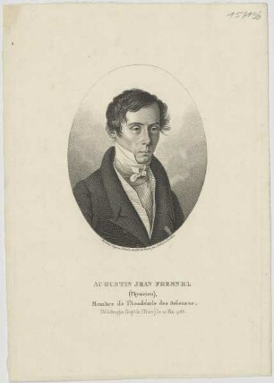 Bildnis des Augustin Jean Fresnel