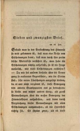 Die vornehmsten Lehren der Astronomie : deutlich dargestellt in Briefen an eine Freundin, 2