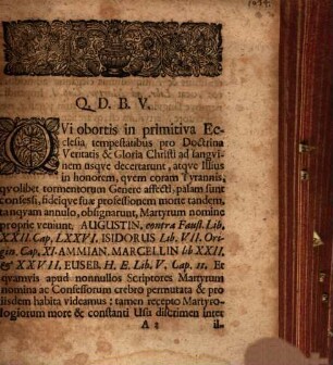 Ex antiquitate martyrologica dissertatio academica