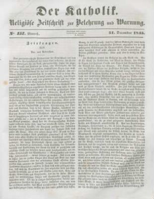 729-731 Zeitfragen : XLV. Um- und Ueberschau
