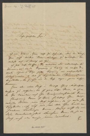 Brief an Unbekannt : 13.10.1873