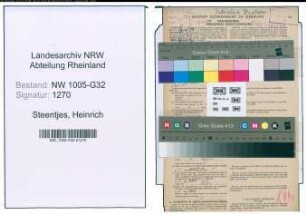 Entnazifizierung Heinrich Steentjes , geb. 15.09.1921 ()