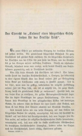 493-505 Das Eherecht im "Entwurf eines bürgerlichen Gesetzbuches für das Deutsche Reich"