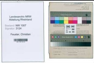 Entnazifizierung Christian Feuster , geb. 08.07.1920 ()