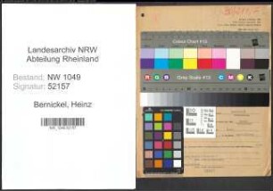 Entnazifizierung Heinz Bernickel , geb. 10.04.1921 (Bankangestellter)