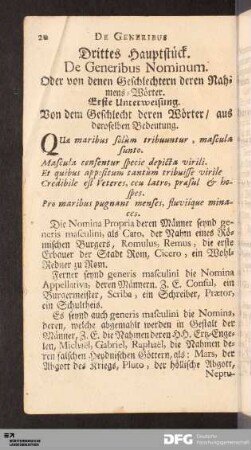 De Generibus Nominum.