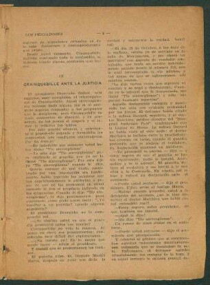 III - Crainquebille ante la justicia