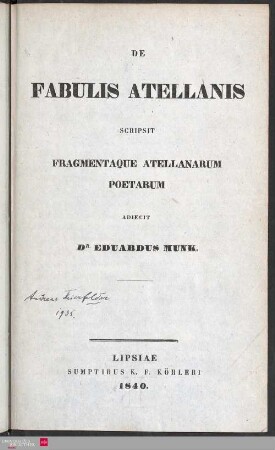 De fabulis Atellanis