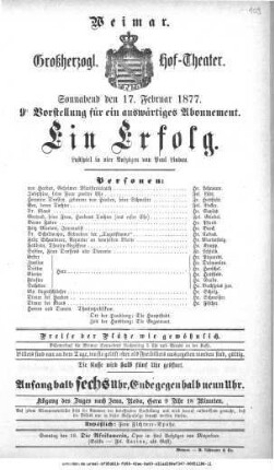Ein Erfolg
