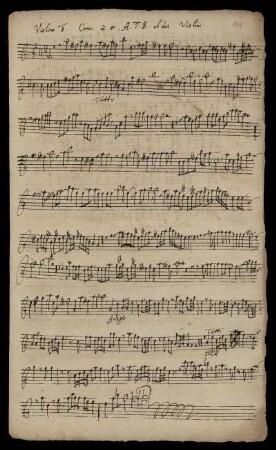 Violino 1. Consort à 5.