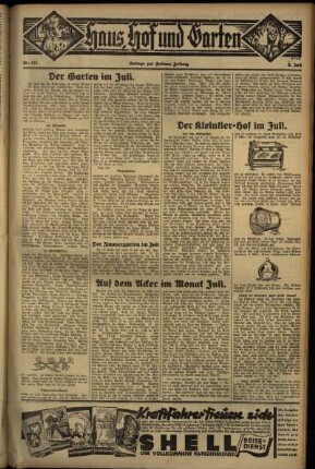 Zweite Ausgabe vom Freitag, den 06. Juli 1934.