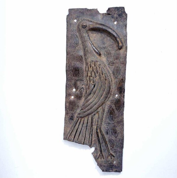 Relief plate with mythical bird of prophecy