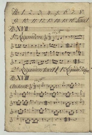 18. Anonymus, Andante, F-Dur