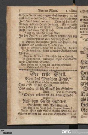 Von der Sünde.