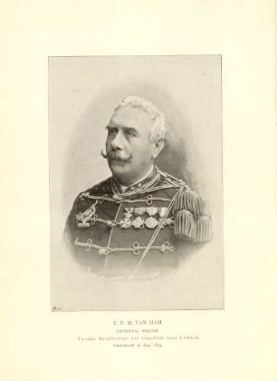 P. P. H. van Ham generaal majoor tweede bevelhebber der expeditie naar Lombok ...