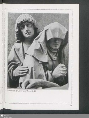 Dom zu Mainz. Maria und Johannes vom Grabe Christi