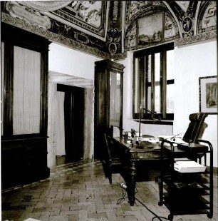 Palazzo Zuccari, Innenräume, Sala degli Sposi (Raum B 013), Gregoriana-Seite