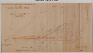 Gleisanschluss Heinrich Geldmacher: Lageplan Papierfabrik