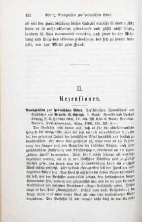 132-133 [Rezension] Ehrlich, Arnold Bogumil, Genesis und Exodus