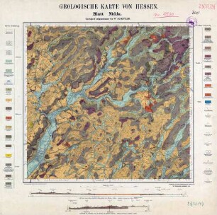[5520] Nidda, Geologische Karte von Hessen