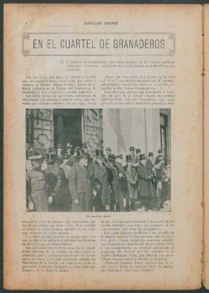 En el Cuartel de Granaderos