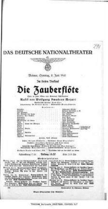 Die Zauberflöte