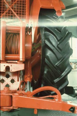 Fotografie: Forsttechnik, Seilwinde, Hydraulik, Hydraulikzylinder