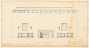 Schloss Posen, Posen Umbau: Arbeitszimmer des »Führers« 1.OG 1:20
