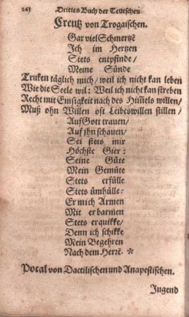 Das zwölfte Capittel Von den DrittReimen und Doppelgängigen Reimen.