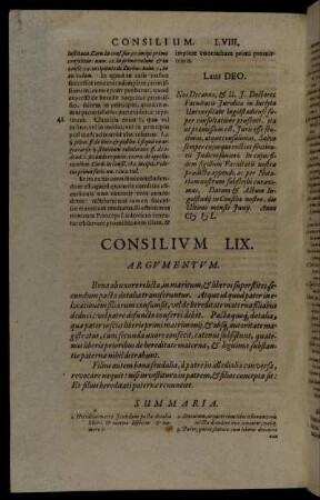 Consilium LIX.