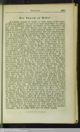 Der Thurm zu Babel