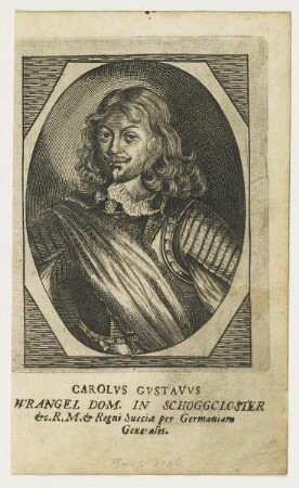 Bildnis des Carolvs Gvstavvs Wrangel