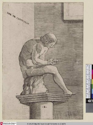 [Der Dornauszieher; L'homme se tirant une épine du pied; Lo Spinario]