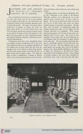 41.1910 = Nr. 164: Japanese art and artists of to-day, 2, Ceramic artists