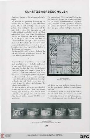 2: Kunstgewerbeschulen