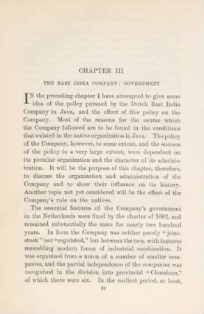 Chapter III. The East India Company: Government