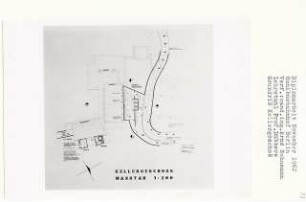 Omnibusbahnhof, Berlin-Westend (Diplomarbeit bei Kurt Dübbers): Grundriss Kellergeschoss 1:200