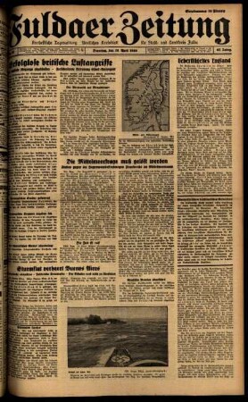 Ausgabe vom Dienstag, den 16. April 1940.