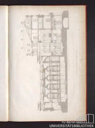 Bl. 6. Längendurchschnitt des Ständehauses.