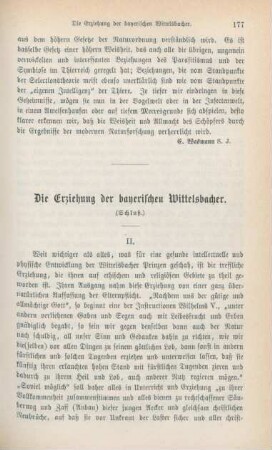177-192 Die Erziehung der bayerischen Wittelsbacher : Schluß