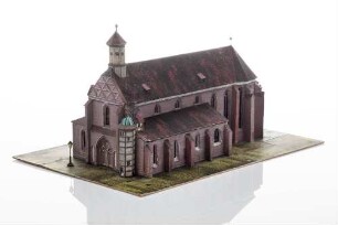 Modell der Franziskaner Klosterkirche