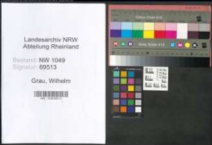 Entnazifizierung Wilhelm Grau , geb. 03.01.1897 (Gemeindevertreter)