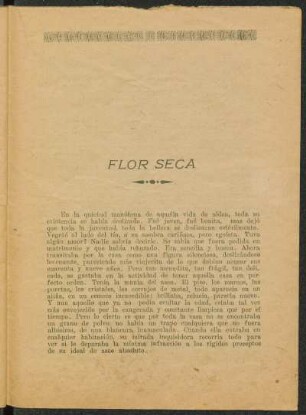 Flor seca