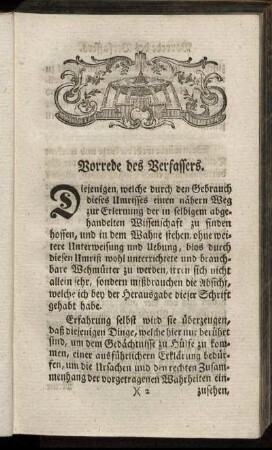 Vorrede des Verfassers.