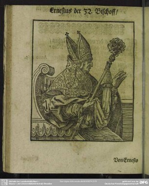 Ernestus der 32. Bischoff