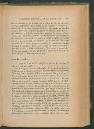 V. - El remedio