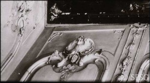 Berlin, Schloss Charlottenburg, Neuer Flügel, Schreibkammer, R. 355, Detail.