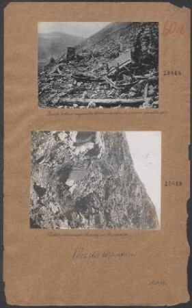 Durch österr.-ungar. Artillerie zerstörte ital. Geschütze 1917